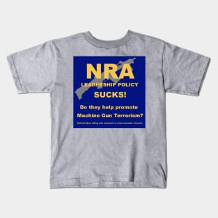 NRA Machine Gun Terrorism Kids T-Shirt